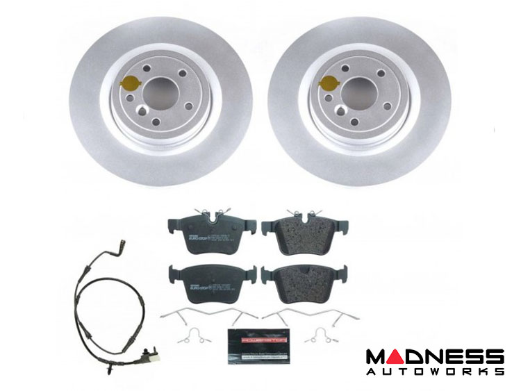 thumbnail image 2 of Front Brake Pad & Rotor Kit For Jaguar X-Type 2002-2008 – Ceramic Pads, Vented Rotors (11.81 Inch) 2 of 5